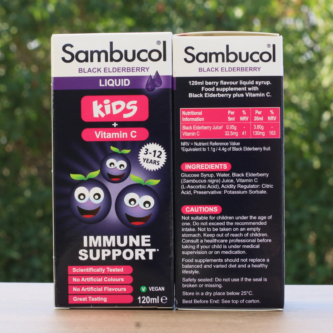 Сироп от черен бъз Sambucol, за деца • 120 ml