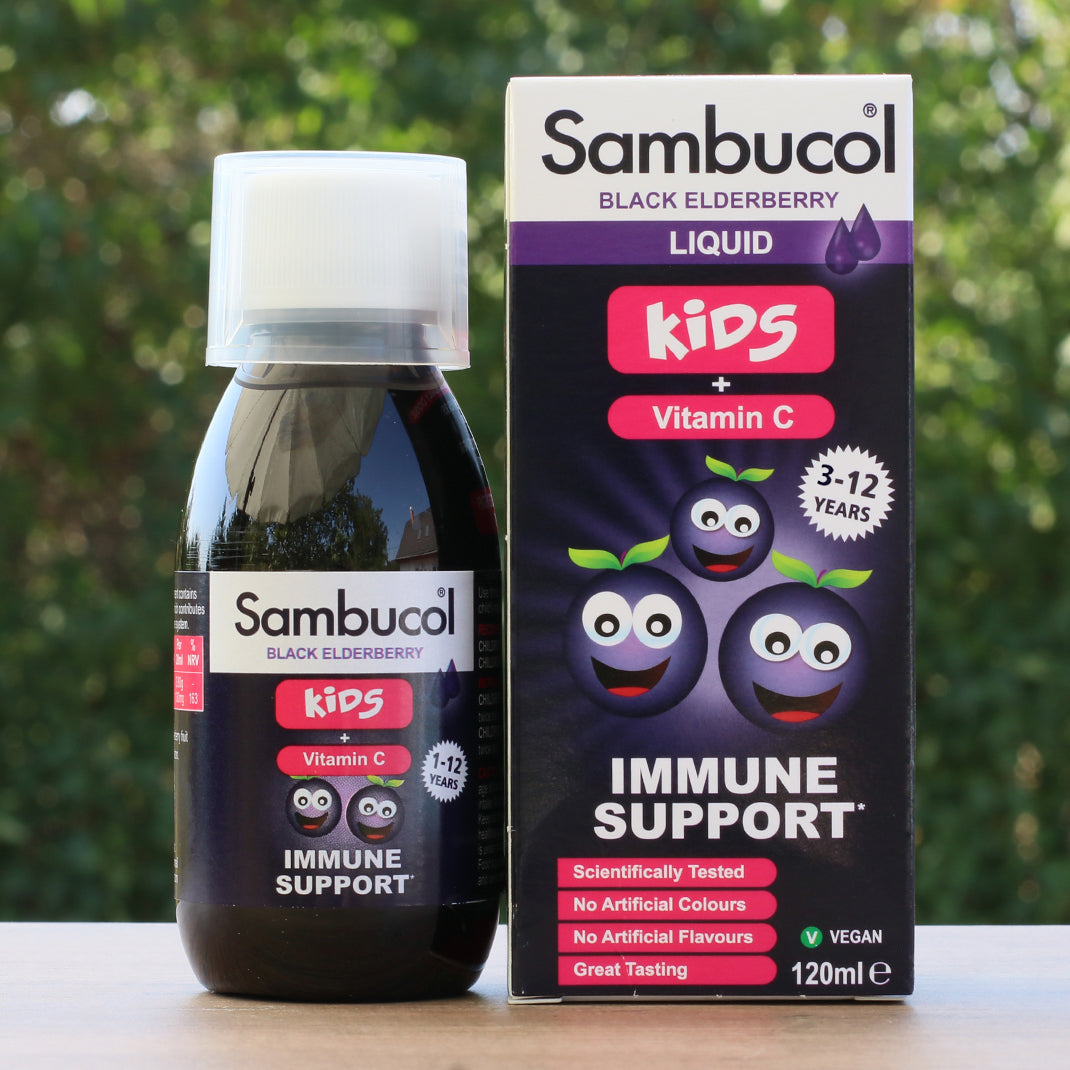 Сироп от черен бъз Sambucol, за деца • 120 ml