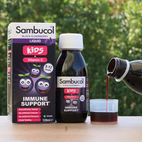 Сироп от черен бъз Sambucol, за деца • 120 ml