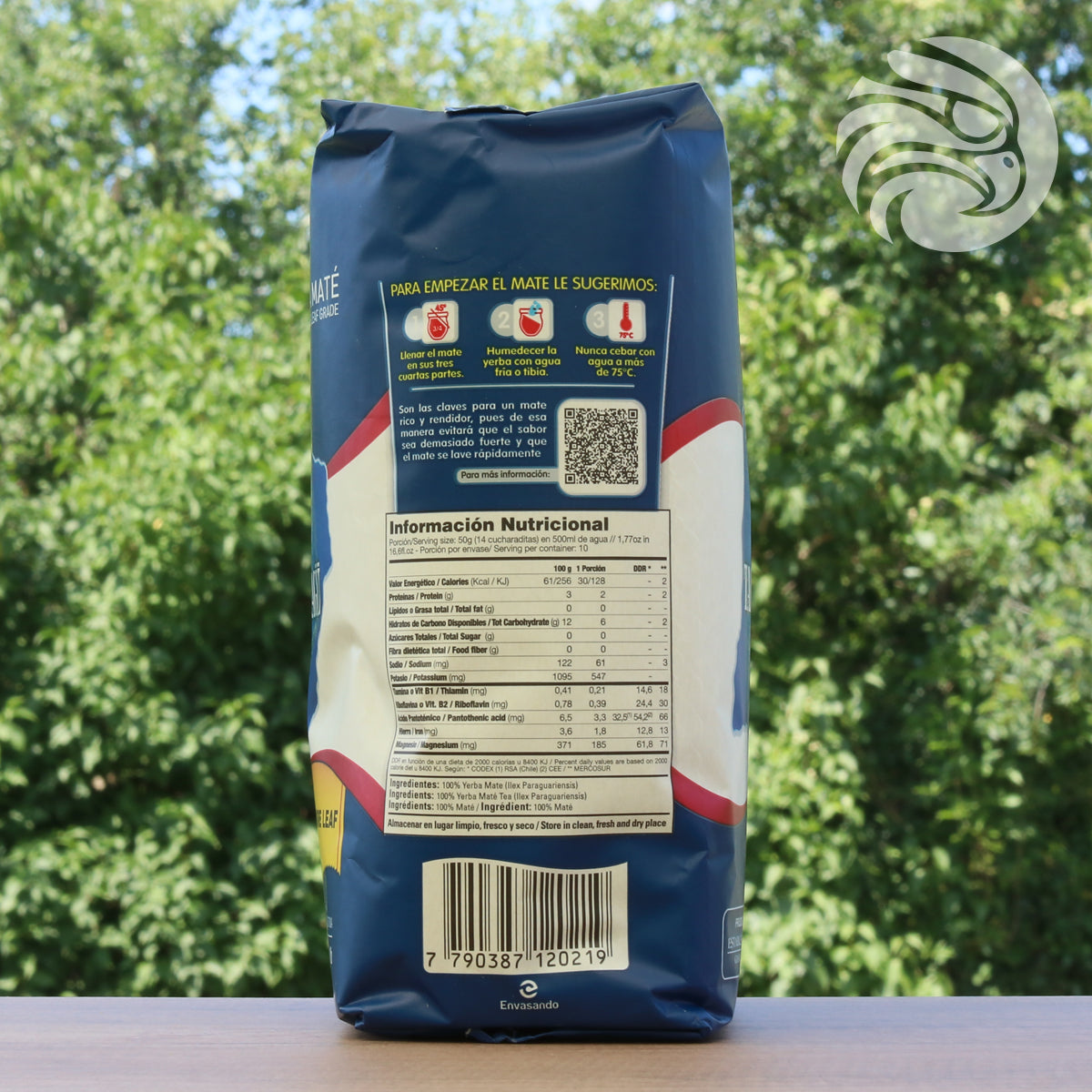 Чай йерба мате Taragüi • Чист лист - Sin palo • 500 g