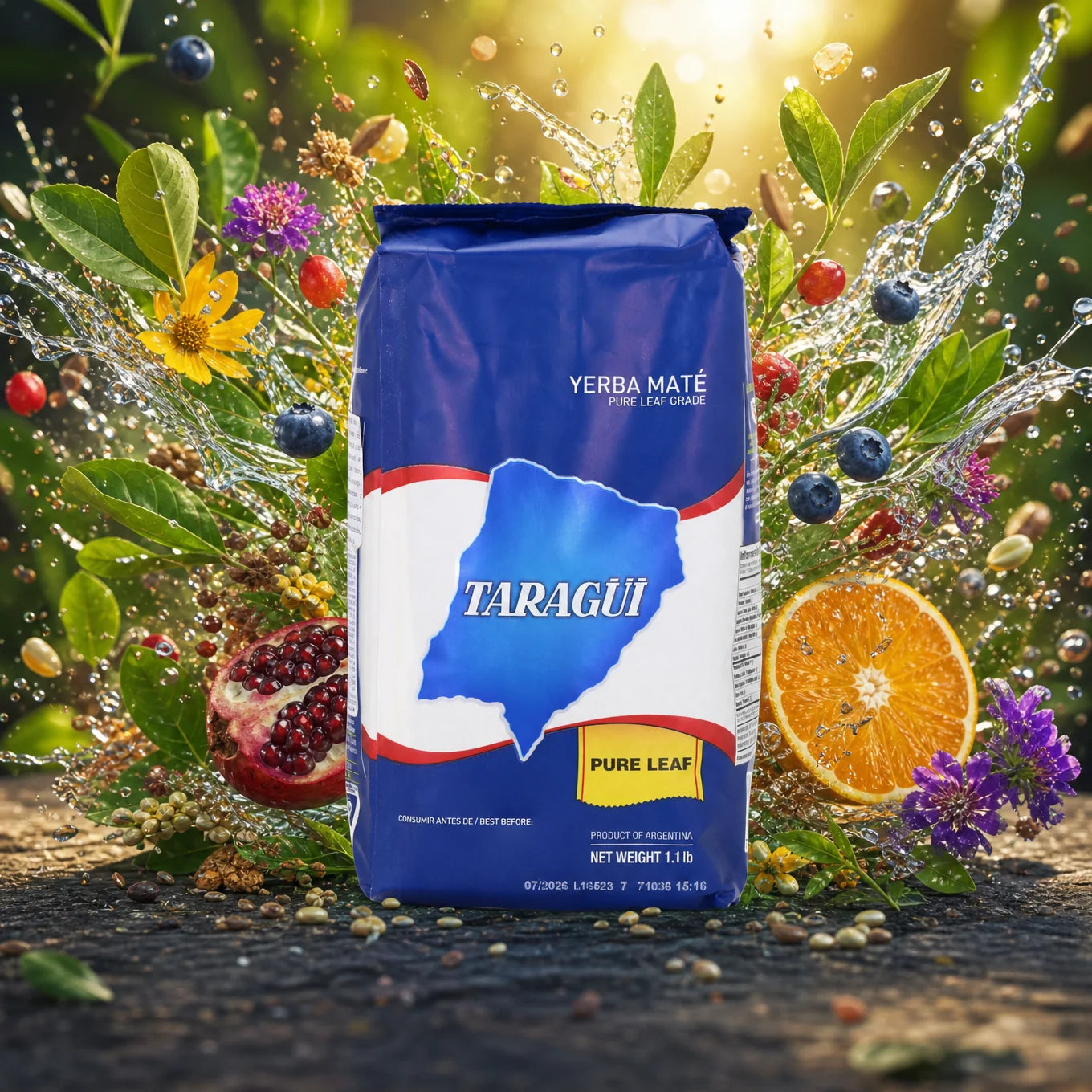 Чай йерба мате Taragüi • Чист лист - Sin palo • 500 g